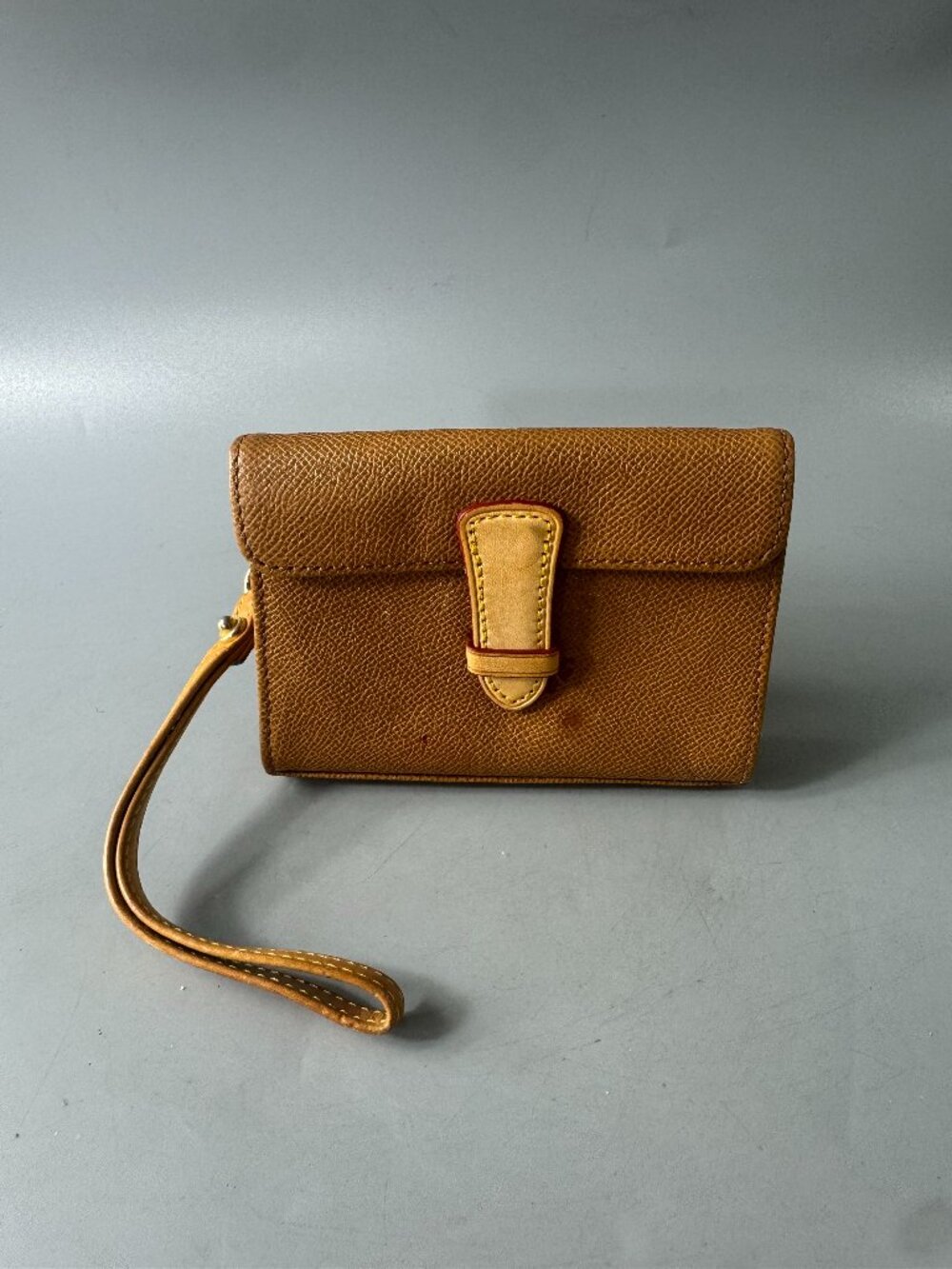 Dooney & Bourke Tan Leather Pouch/Wristlet